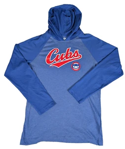 Chicago Cubs | Majestic| Blue | Men | Long Sleeve T-Shirt Hoodie | Small - Picture 1 of 9
