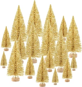 48 Mini Christmas Trees - Bottle Brush Tabletop Trees, Small Size, DIY Decor - Picture 1 of 12