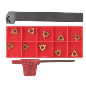SER 1212H11 12mm 1/2" CNC Lathe External Threading Turning Tool+10pcs 11ER A60 - Picture 1 of 8