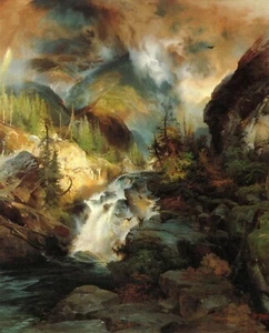 Print - Children of the Mountain (1867) by Thomas Moran - Picture 1 of 1