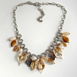18" Chicos Boho Charms Bib Statement Necklace Chic Women Party Vacation Jewelry - Picture 1 of 4