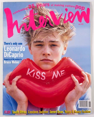 LEONARDO DICAPRIO Bruce Weber LUSCIOUS JACKSON Tatjana Patitz INTERVIEW MAGAZINE - Image 1 of 4
