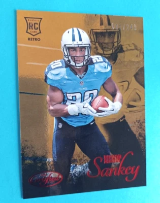 2014 PANINI CERTIFIED BISHOP SANKEY #RR18 ROOKIE RETRO #001/249 TENNESSEE TITANS - Image 1 of 4