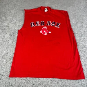 Boston Red Sox T Shirt Uomo Grande Senza Maniche Champions American League MLB - Foto 1 di 17