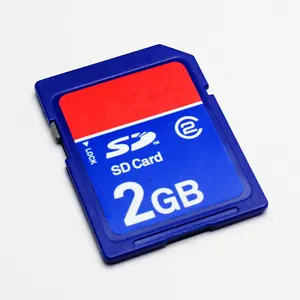 2GB SD Card Class 2 non HC, Standard SD memory Card 2GB for Old Cameras - Imagen 1 de 3