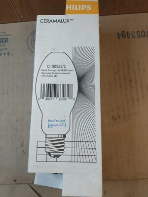 Philips Ceramalux C150S55/2 Light Bulb HPS 150W E39 - Image 1 of 4