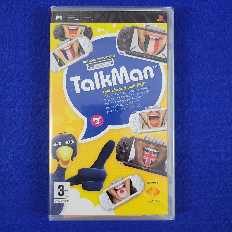 psp TALKMAN + MIC Microphone NEW & Sealed Talk Abroad REGION FREE PAL EXCLUSIVE - Image 1 of 4