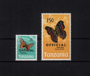 104442/ Tansania 1973 - Mi D 22 u. 24 - Schmetterlinge - ** - M€ 7,20 - Bild 1 von 1
