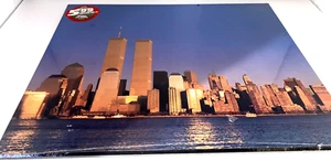 De colección World Trade Centers Arte Ciudad de Nueva York Torres Gemelas Madera Colgante Nueva York WTC Años 90 - Imagen 1 de 6