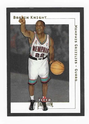 2001-02 Fleer Premium Brevin Knight 孟菲斯灰熊队篮球卡 #130 — 第 1/2 张图片