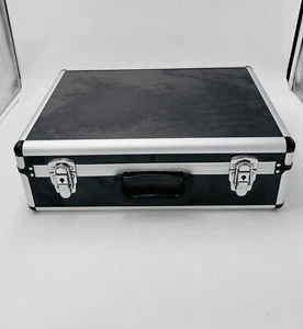 Transportkoffer Alukoffer Universalkoffer Wüfelschaumstoff Schwarz 46x33x15cm - Bild 1 von 7