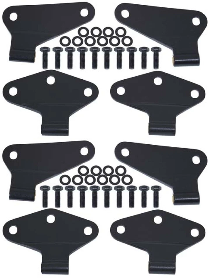 Juego de bisagras de puerta Kentrol 80581 para Jeep Wrangler Jk 07-18 8 piezas 4 puertas -  Foto 1 de 1