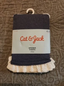 Cat & Jack Opaque Tights Size 4t-5t ruffle bottoms cute southern chic - Picture 1 of 2