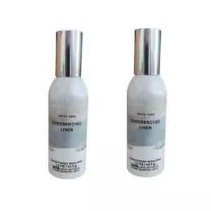 2 NEW Bath & Body Works Sun Drenched Linen Concentrated Room Spray Freshener - Picture 1 of 1