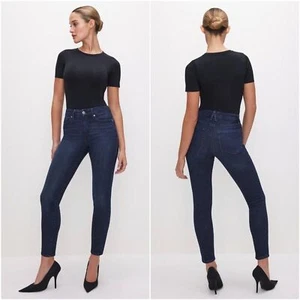 Good American Good Legs Skinny Crop Sculpting Shaping Jeans Blue 375 High Rise 8 - Picture 1 of 9