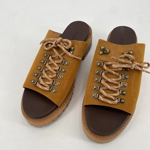 Aerosoles Women’s Size 11 Lotta Lug Sandals Lace Up Platform Slides Y2K - Picture 1 of 9