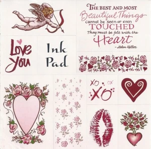 Stempel Set - PSX SK810 Designer's Collection - "Love in Bloom" - NEU - Bild 1 von 2