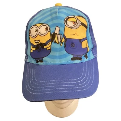 Gorra de béisbol Universal Kids Minions azul amarillo ajustable talla única Foto 1 de 4