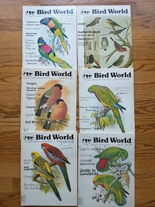 Lot/6 1981-82 American Aviculturists Gazette/Magazine Pigeons Canaries Finches - Bild 1 von 15