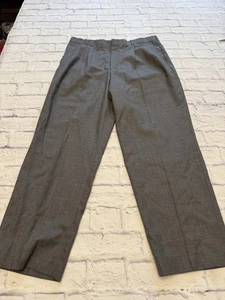 Lands End Anzughose Herren 36x30 grau 100% Wolle nicht gefüttert, 36x30 Wollhose - Bild 1 von 11