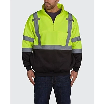 Utility Pro UPA542 Polyamide High-Vis 1/4 Zip Pullover with Dupont Teflon fabric - Image 1 of 4