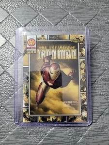 2025 Topps Chrome Marvel Invincible Iron Man Gold Card #IM-7 - Picture 1 of 2