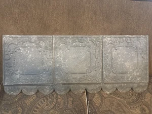 Ragon House Blechfliesen Markise 36" lang rustikal Bauernhaus Wand Display schwarz - Bild 1 von 11
