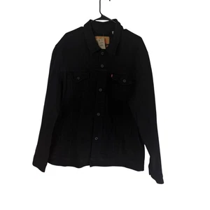 Levi’s Denim Trucker Jean Jacket Washed Black XXL NEW - Picture 1 of 18