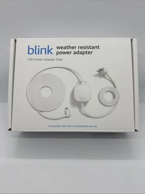 Blink Weather Resistant Power Adapter 13ft New Open Box - Image 1 of 3