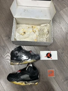 Nike Air Jordan 5 Metallic 1990 Original V Größe 4 GS Crumbled Wie Ist 900709 8519 - Bild 1 von 24