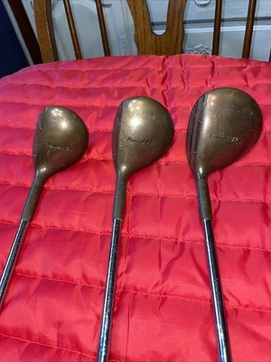 Powerbilt TPS BeCu Driver 3 Wood 5 Wood Lot  RH, Steel Shaft - Image 1 of 4