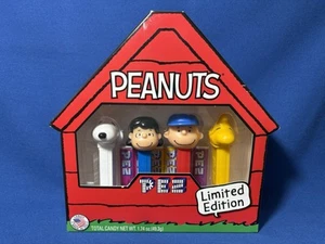 2015 PEZ Peanuts Limited Edition Set 4 Snoopy Lucy Charlie Brown Woodstock NIB - Picture 1 of 8