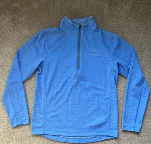 Vineyard Vines hellblauer Performance 1/4-Reißverschluss Pullover für Herren - EUC - Polyester - Bild 1 von 9