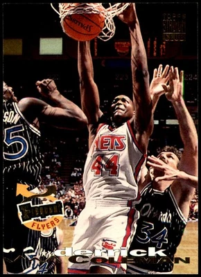 Derrick Coleman 1993-94 Stadium Club #190 Nets NBA LEIA FRETE GRÁTIS AutographDen - Imagem 1 de 2