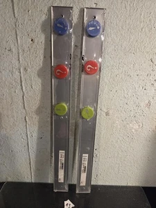 IKEA Set Porta Note Promemoria Magnetico per Memo | Metallo - Organizer - 2 Unità - Foto 1 di 8