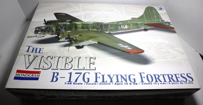 Kit Modelo Avión Fortaleza Voladora B-17G Monograma Visible Nuevo Sin usar, en caja Escala 1/48 Foto 1 de 4