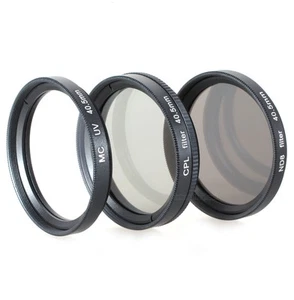 Set UV + CPL + ND8 Filter passend für Nikon Coolpix P7800 P7700 - Bild 1 von 11