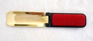 Foldable Combination Shoe Horn & Garment Lint Remover Brush - Picture 1 of 4