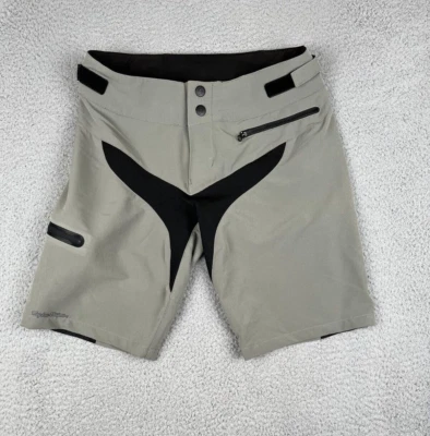 Pantalones Cortos Troy Lee Designs Mujer L 7/8 Gris/Negro Ciclismo Cintura Ajustable Elastizados Foto 1 de 4