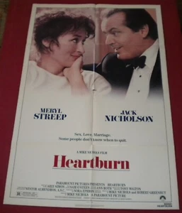 Póster de la película Acidez estomacal 27x41 S/S plegado Meryl Streep Jack Nicholson Jeff Daniels - Imagen 1 de 3