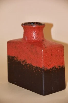 Fat Lava - Scheurich - Keramik Vase - 70er Jahre - 19 cm hoch - Bild 1 von 4