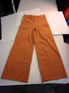 VINTAGE BILLABONG SIZE 30 ORANGE JEAN BELLBOTTOM SKATE WIDE LEG W/WEAR NO STAINS - Picture 1 of 18