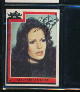1977 Topps Charlies Angels #89 Kelly Jaclyn Smith signed autograph (FK55) swsw6