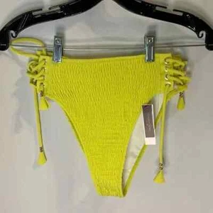 NWT Victoria's Secret Swim Bikini Bottom Swimwear Bathing Suit Yellow Small NWT - Picture 1 of 5