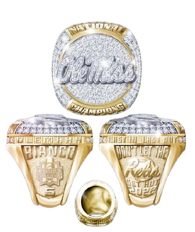 2022 University of Mississippi World Series baseball NCAA championship ring Cover