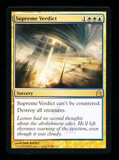 * * 1x Supreme Verdict x1 * * Return to Ravnica MTG NM Near Mint