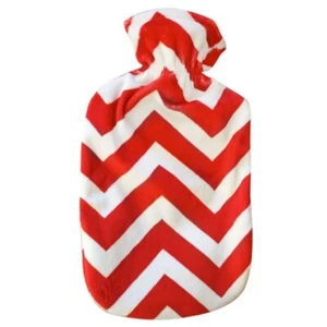 Acqua Sapone Fleece Scarlet Chevrons Fuzzy Cover for 2l Fashy Bottle (bottle not - Picture 1 of 1