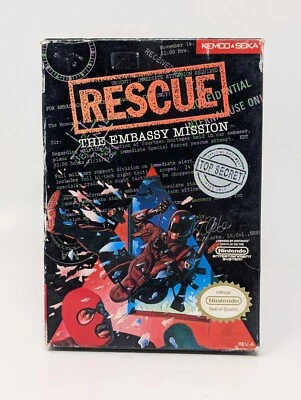 Rescue: The Embassy Mission Nintendo Entertainment System NES - CIB - Image 1 of 4