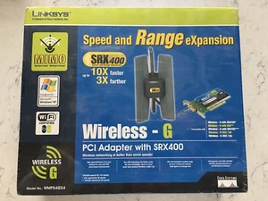 Linksys WMP54GX4 Speed Range SRX400 Brand New Sealed - Picture 1 of 2