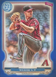 LUKE WEAVER 2020 GYPSY QUEEN BLUE PARALLEL 85/150 DIAMONDBACKS #255 - Picture 1 of 1